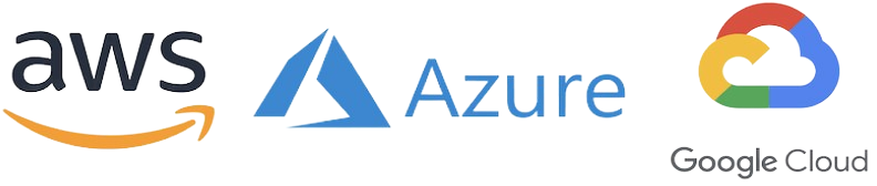 amazon aws, microsoft azure, google cloud